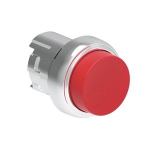 LOVATO Electric - Pushbutton actuator, spring return Ø22mm Platinum series metal, extended, red, LPSB204